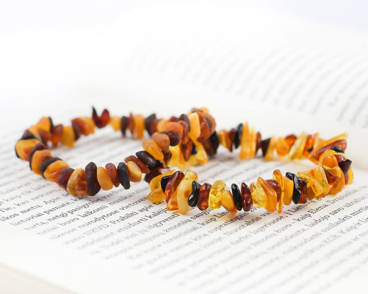 Minimalistic Baltic Amber Bracelet