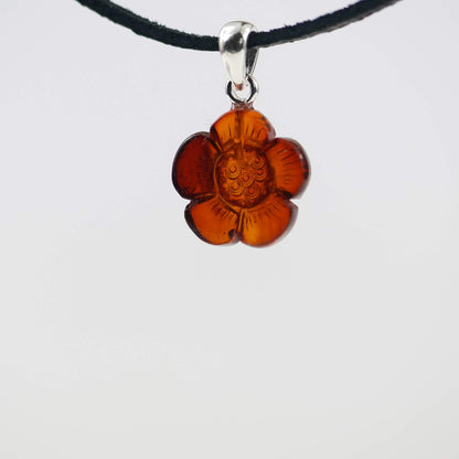 Chamomile Amber Pendant