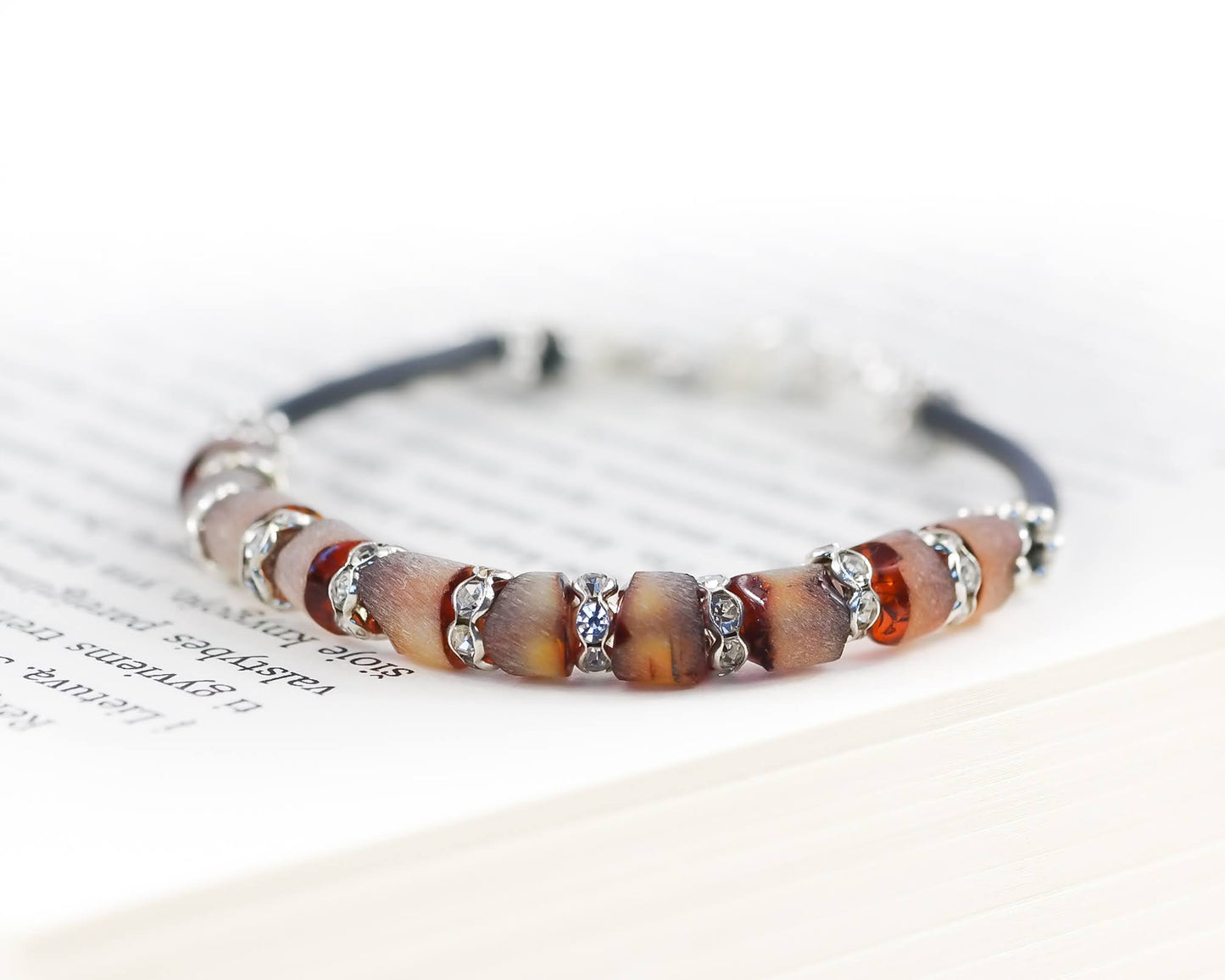 Adjustable Amber Bracelet