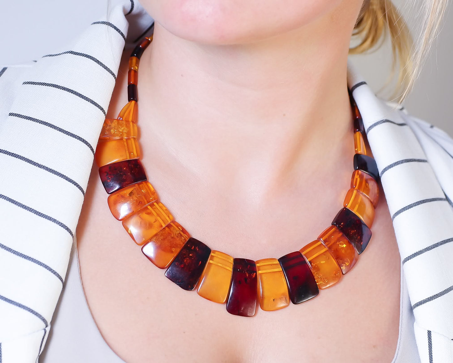 Necklace Baltic Amber Collier