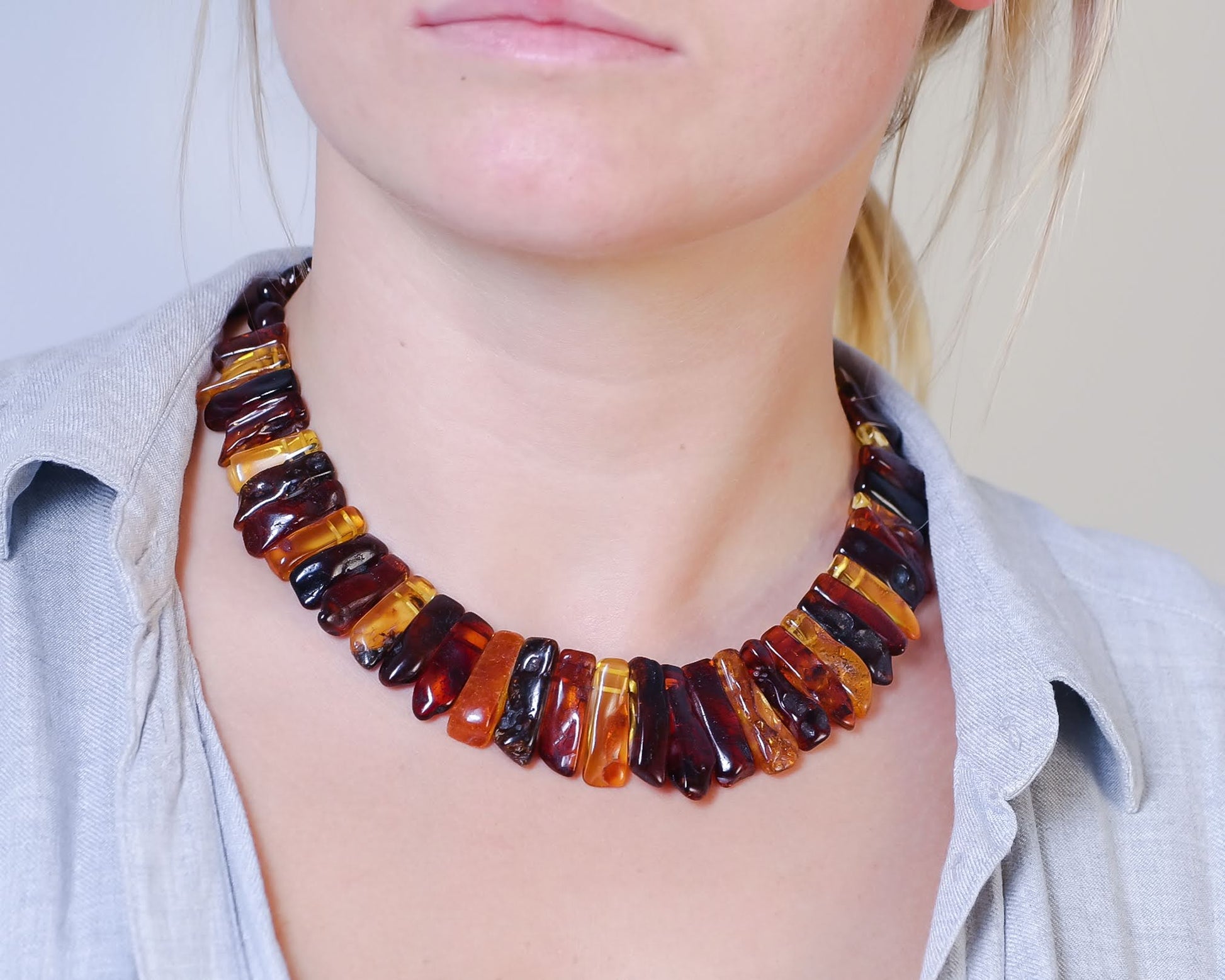 Gemstone Cleopatra Necklace