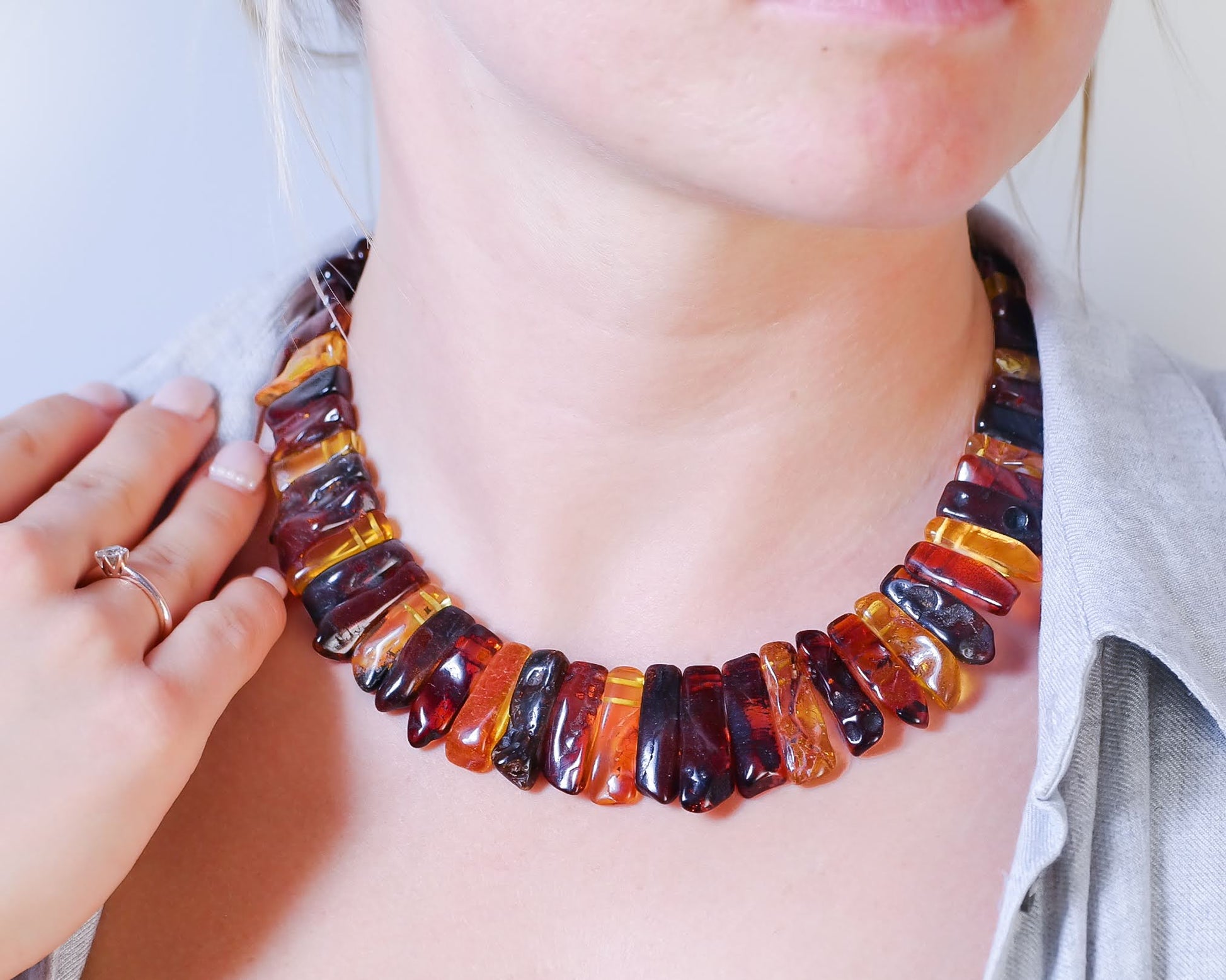 Baltic Amber Collier