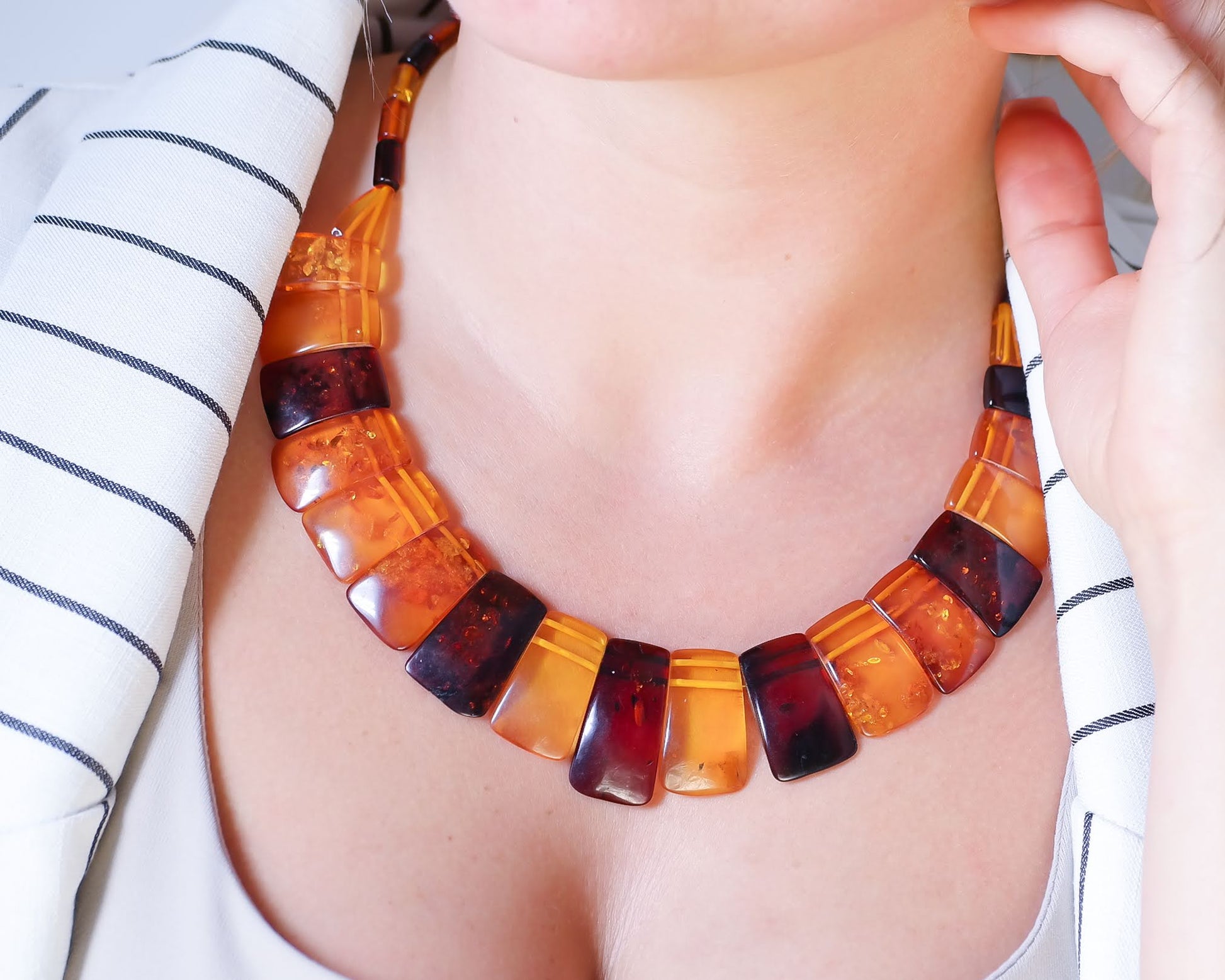 Necklace Amber