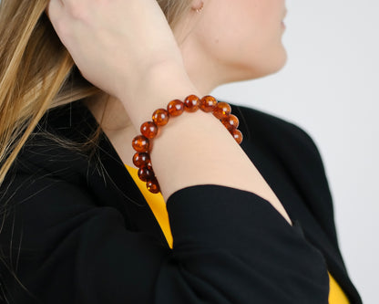 Adjustable Amber Bracelet