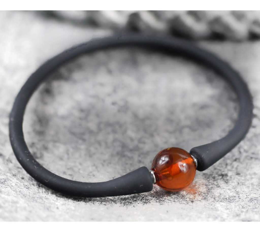 Minimalistic Bracelet With Baltic Amber Bead