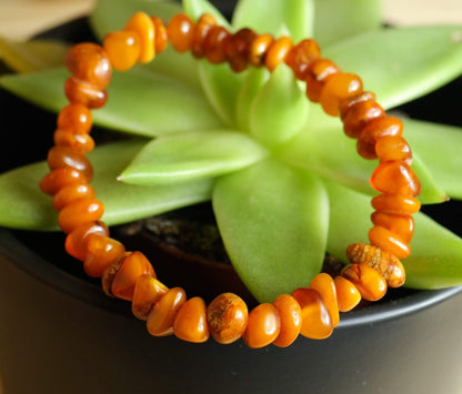 Orange Bead Bracelet