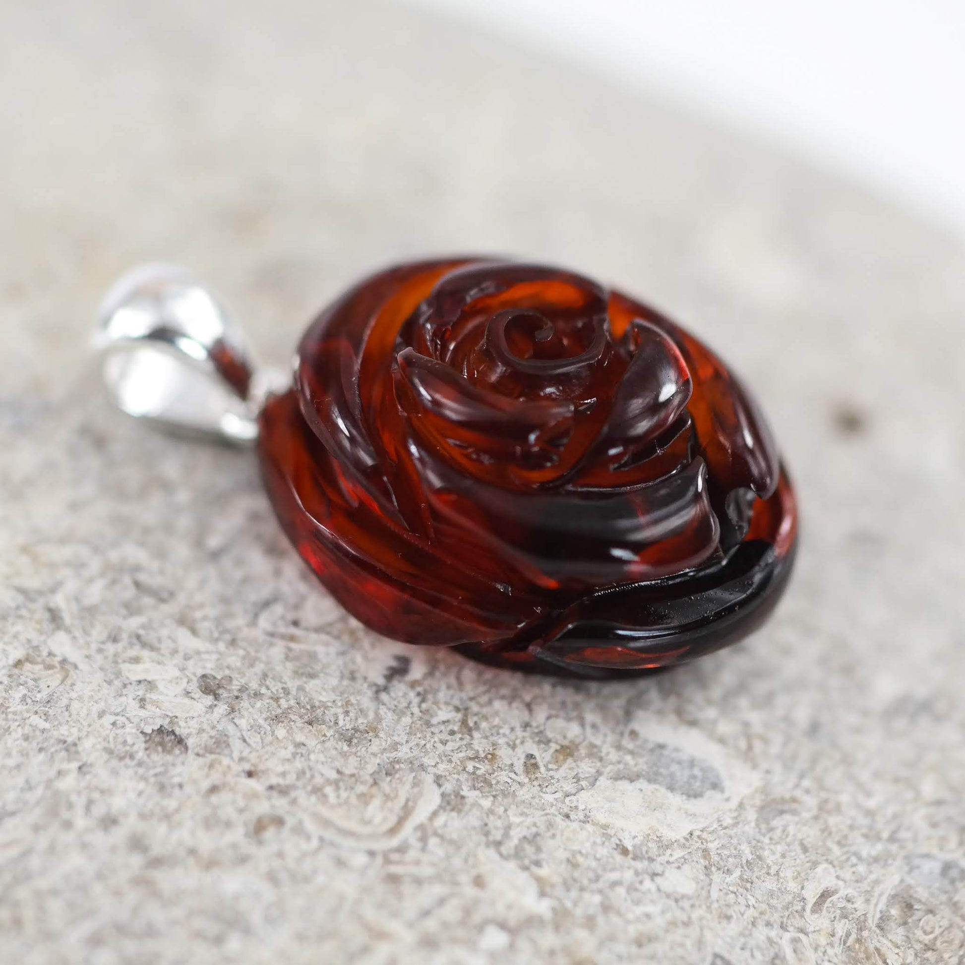 Red Rose Pendant