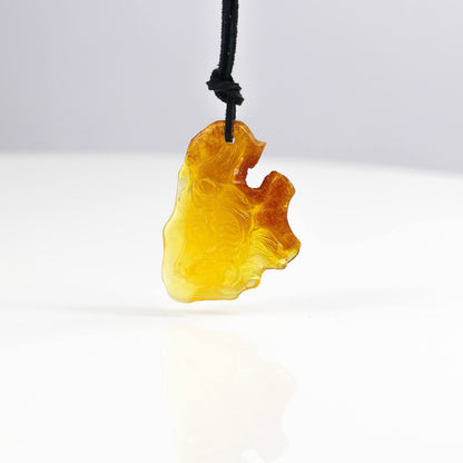 Baltic Amber Nugget Carving