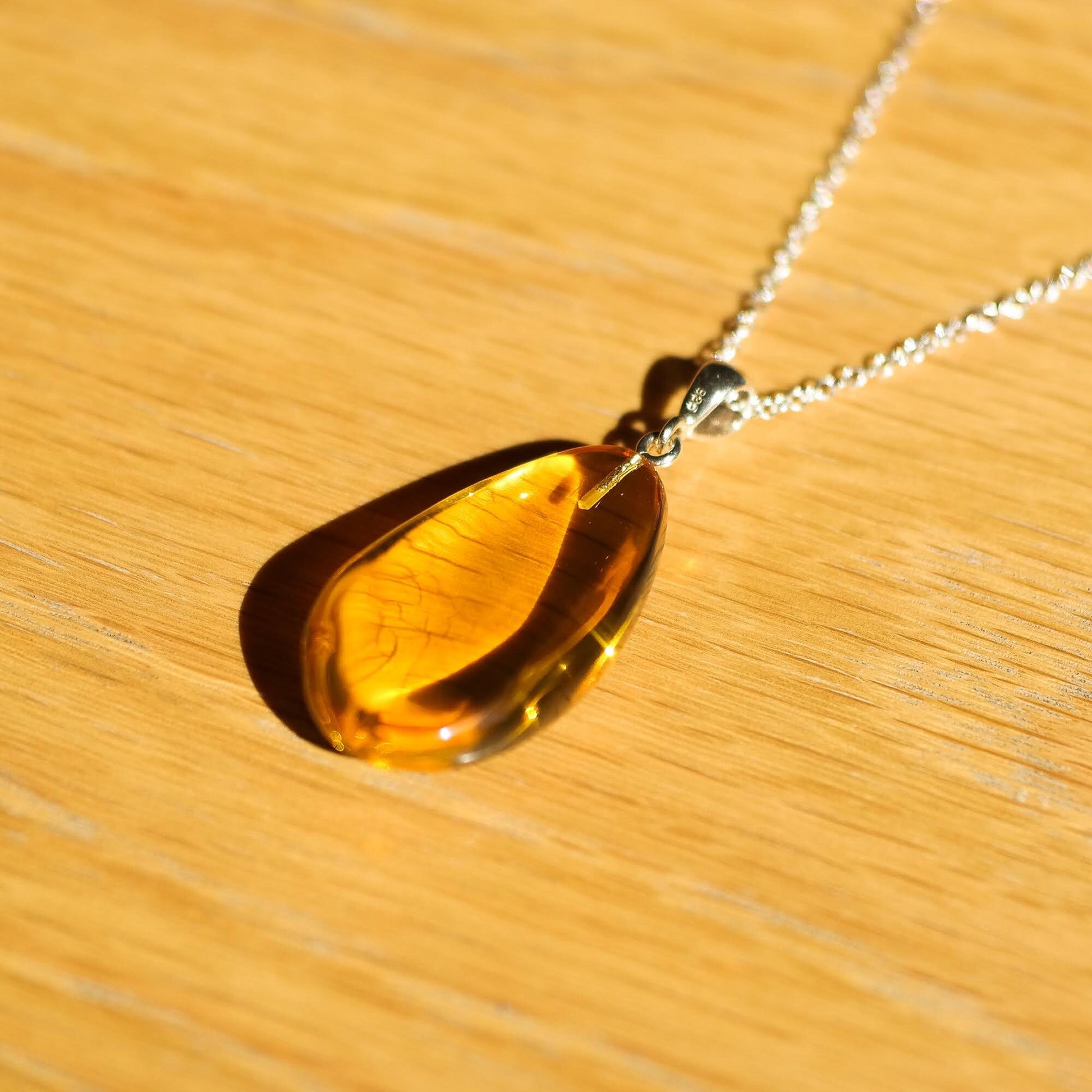 Amber Nugget Pendant