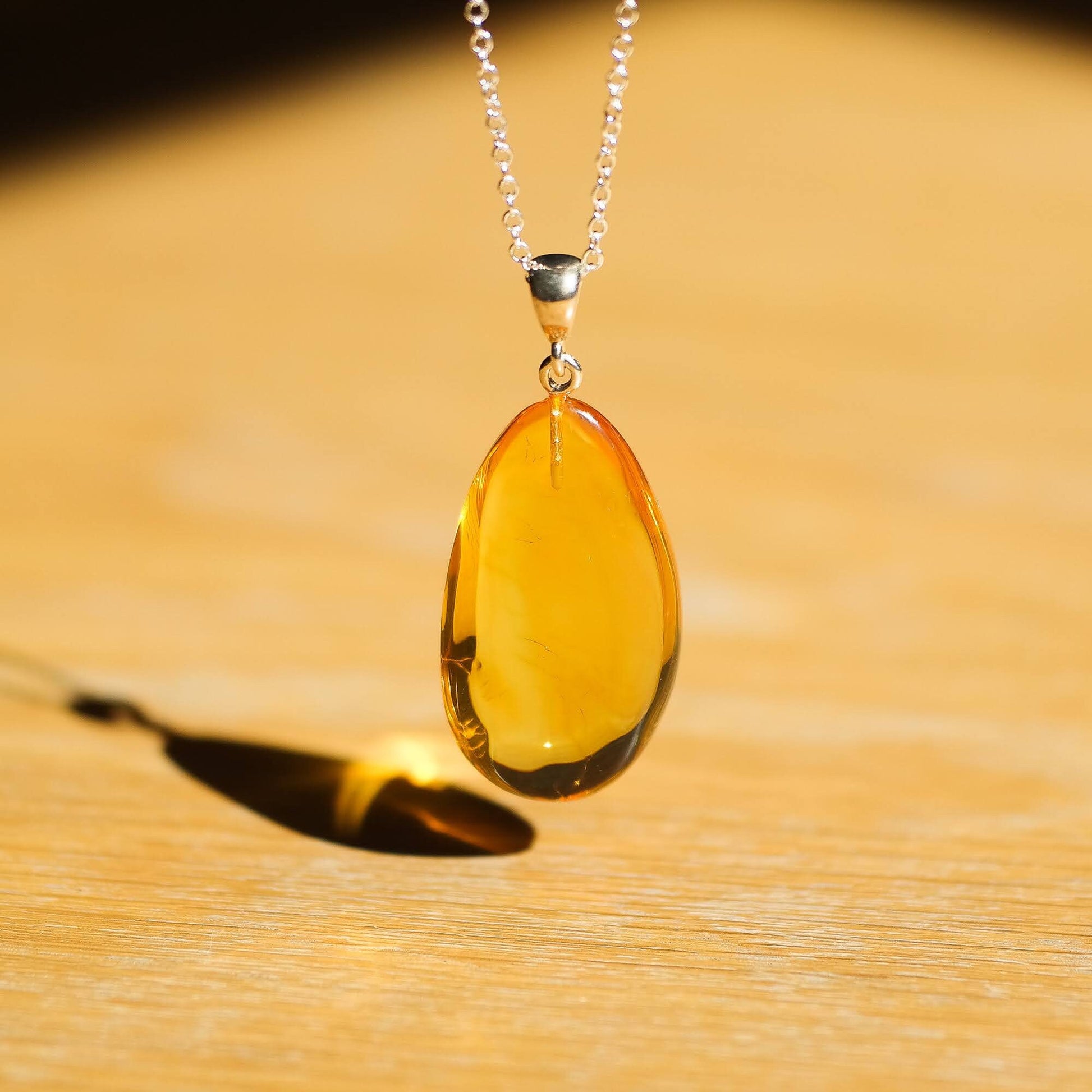 Baltic Amber Nugget Pendant